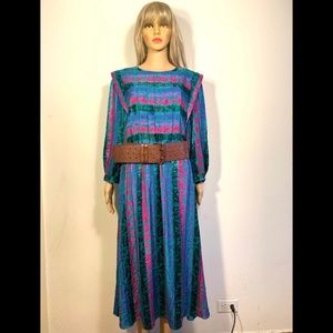 Vintage 80s Jonathan Martin Secretary dress